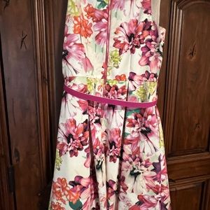 Dress that is fully lined. Knee length.